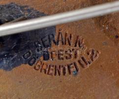 ~1930. "Országos Frontharcos Szövetség Bajtársi Szolgálatért" Br kitüntető jelvény, hátold...