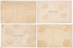 Meztelen erotikus hölgyek - 4 db régi képeslap / Nude erotic ladies -4 pre-1945 postcards