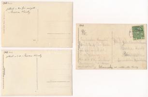 Horvátországi hajókirándulások (Atelier Betty, E. Jelussich, Schwarzbach) - 5 db régi eredeti fotó, ...