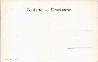 Wiener Typen: Schusterbub / Bécsi típusok: cipész inas / Viennese types: shoemaker boy. B.K.W.I. 917...