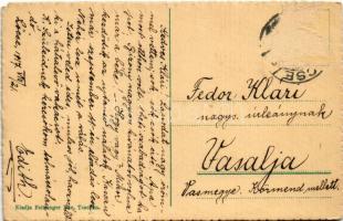 1917 Lőcse, Levoca; Püspöki leányiskola és internátus. Feitzinger Ede kiadása / girls' boarding...