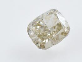 Párna csiszolású gyémánt 0,85 carat VS 1. (5,55x4,78x3,31 mm ), certifikáttal. / Diamond oval shape with certificate