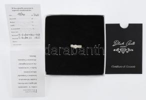 Arany (Au/18k) gyűrű 5 db gyémánttal ékítve. 0,55 ct, SI / Fg, 0,48 WS 1/F-G. Br 3,4 g, m: 51. Certi...