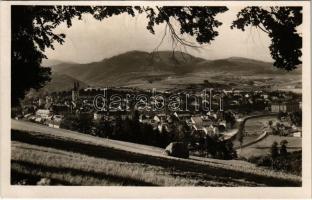 1935 Besztercebánya, Banská Bystrica; Celkovy pohlad od Kalvárie / látkép a Kálváriáról / general view from the calvary