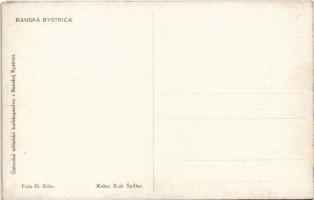 Besztercebánya, Banská Bystrica; látkép / general view. Foto O. Sitte. Kolor. Rud. Spillar (EK)