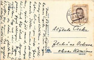 1951 Rozsnyó, Roznava; tér, templom / square, church (EK)