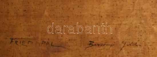 Fried Pál (1893-1955): Női akt (Berzényi Jolika). Olaj, vászon, jelzett a hátoldalán. Dekoratív fake...