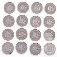 Uganda 2006. 2000Sh "A labdarúgás halhatatlanjainak csarnoka" bizonytalan Ag tartalommal (...