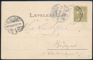 1904 Kézdi-Kovács László (1864-1942) festőművész autográf sorai feleségének címezve, valamint tovább...