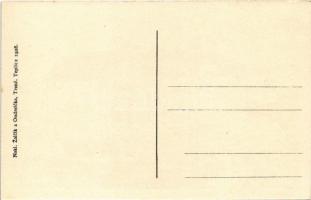 Trencsénteplic, Trencianske Teplice; Grand Hotel / nagyszálloda, villamos / hotel, tram s: K. Ondrei...