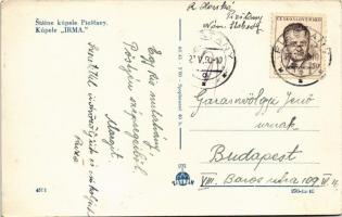 1950 Pöstyén, Piestany; Kúpele Irma / Irma fürdő / spa, bath (EK)