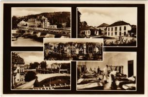 Pöstyén, Piestany; mozaiklap / multi-view postcard