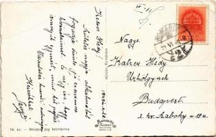 1943 Komárom, Komárno; Kisduna híd, Nagyduna híd, Trianoni határ / Danube bridges, Trianon border (f...