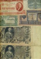 Oroszország / korai Szovjetunió 1898-1938. 15 db (14 klf) bankjegy T:II,III,III/IV(kevés) + Csehszlo...