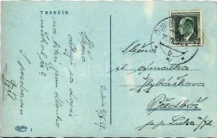 1937 Trencsén, Trencín; vár / Trenciansky hrad / castle