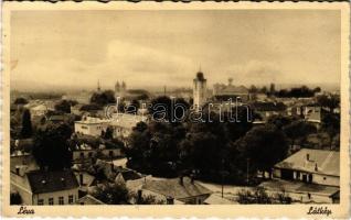 1944 Léva, Levice; látkép, zsinagóga / general view with synagogue (EK)