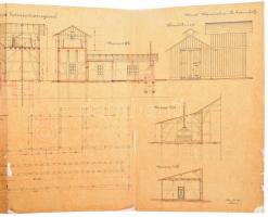 cca 1890 Nagyküküllői Székely Vasút, Héjjasfalva-Székelyudvarhely vasútvonal, Székelyudvarhely mozdo...