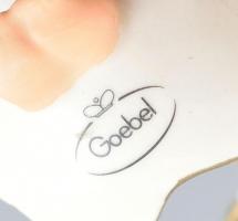 Goebel kerámia karácsonyfadísz kézzel festett jelzett hibátlan 7cm