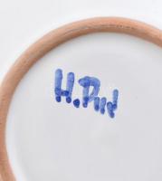 MALÉV reklámos kézzel festett kerámia mokkás készlet maradvány