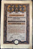 Német Birodalom/Weimari Köztársaság/Bajorország 1923. Államadóssági kötvények 5db (2klf)