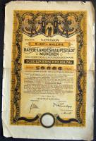 Német Birodalom/Weimari Köztársaság/Bajorország 1923. Államadóssági kötvények 5db (2klf)