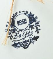 Boch belga nagyméretű porcelán dísztál. Kézzel festett, jelzett, hibátlan 38 cm