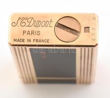 1955 Dupont öngyújtó, jelzett, eredeti dobozában, papírral, szép állapotban