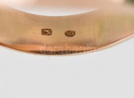 Arany (Au/14k) pecsétgyűrű, spinellel ékítve. Jelzett br: 8,3 g