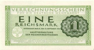 Német 3. Birodalom / Német Véderő(Wehrmacht) katonai pénze 1944. 1RM(10x) T:I