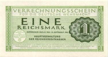 Német 3. Birodalom / Német Véderő(Wehrmacht) katonai pénze 1944. 1RM(10x) T:I