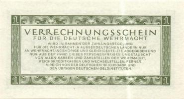 Német 3. Birodalom / Német Véderő(Wehrmacht) katonai pénze 1944. 1RM(10x) T:I