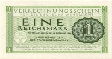 Német 3. Birodalom / Német Véderő(Wehrmacht) katonai pénze 1944. 1RM(10x) T:I