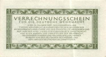 Német 3. Birodalom / Német Véderő(Wehrmacht) katonai pénze 1944. 1RM(10x) T:I