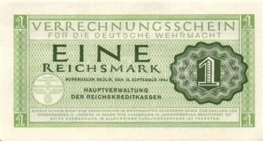 Német 3. Birodalom / Német Véderő(Wehrmacht) katonai pénze 1944. 1RM(10x) T:I