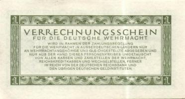 Német 3. Birodalom / Német Véderő(Wehrmacht) katonai pénze 1944. 1RM(10x) T:I