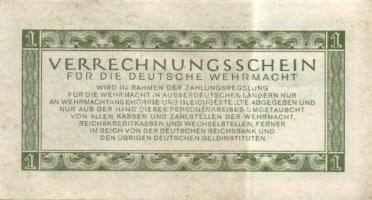 Német 3. Birodalom / Német Véderő(Wehrmacht) katonai pénze 1944. 1RM(10x) T:I