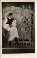 1938 Léva, Levice; János Vitéz daljáték / Hungarian play at the theatre. Foto Rusznák s: Tary Ica