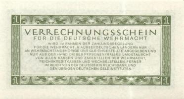 Német 3. Birodalom / Német Véderő(Wehrmacht) katonai pénze 1944. 1RM(10x) T:I