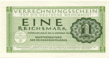 Német 3. Birodalom / Német Véderő(Wehrmacht) katonai pénze 1944. 1RM(10x) T:I