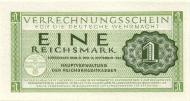 Német 3. Birodalom / Német Véderő(Wehrmacht) katonai pénze 1944. 1RM(10x) T:I