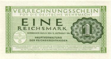 Német 3. Birodalom / Német Véderő(Wehrmacht) katonai pénze 1944. 1RM(10x) T:I