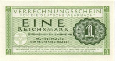 Német 3. Birodalom / Német Véderő(Wehrmacht) katonai pénze 1944. 1RM(10x) T:I