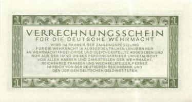 Német 3. Birodalom / Német Véderő(Wehrmacht) katonai pénze 1944. 1RM(10x) T:I