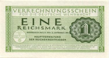 Német 3. Birodalom / Német Véderő(Wehrmacht) katonai pénze 1944. 1RM(10x) T:I