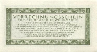 Német 3. Birodalom / Német Véderő(Wehrmacht) katonai pénze 1944. 1RM(10x) T:I