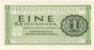Német 3. Birodalom / Német Véderő(Wehrmacht) katonai pénze 1944. 1RM(10x) T:I
