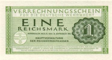 Német 3. Birodalom / Német Véderő(Wehrmacht) katonai pénze 1944. 1RM(10x) T:I
