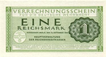 Német 3. Birodalom / Német Véderő(Wehrmacht) katonai pénze 1944. 1RM(10x) T:I