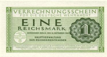 Német 3. Birodalom / Német Véderő(Wehrmacht) katonai pénze 1944. 1RM(10x) T:I