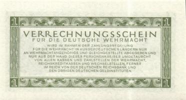 Német 3. Birodalom / Német Véderő(Wehrmacht) katonai pénze 1944. 1RM(10x) T:I